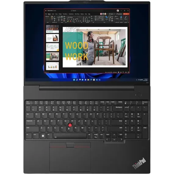 НОУТБУК ДЛЯ БИЗНЕСА 16" LENOVO THINKPAD E16 GEN 1, GRAPHITE BLACK, INTEL CORE I7-1355U, 16ГБ/1024ГБ, БЕЗ ОС