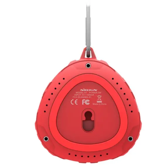 ПОРТАТИВНАЯ КОЛОНКА NILLKIN GIFT SET (S1 SPEAKER+MAGIC CUBE WIRELLES CHARGER), КРАСНЫЙ