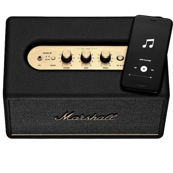 SISTEM AUDIO MARSHALL ACTON III, NEGRU