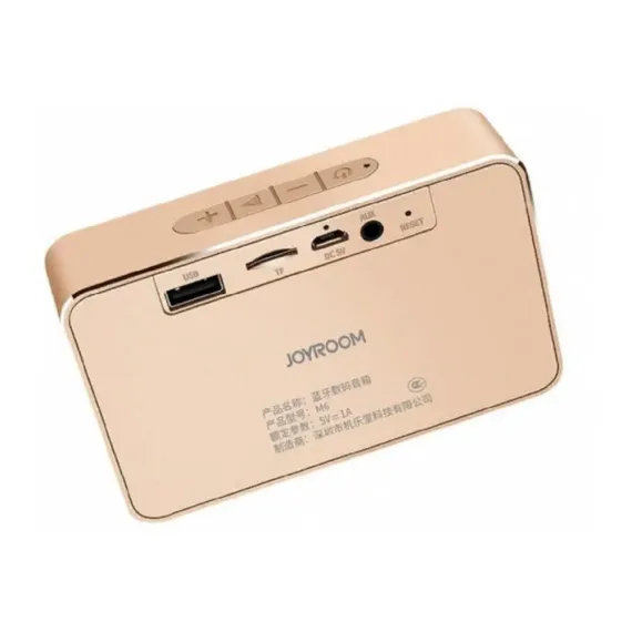 ПОРТАТИВНАЯ КОЛОНКА JOYROOM M6, ЗОЛОТОЙ