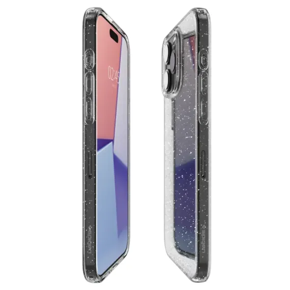 HUSA SPIGEN IPHONE 15 PRO LIQUID CRYSTAL, CRISTAL CU SCLIPICI