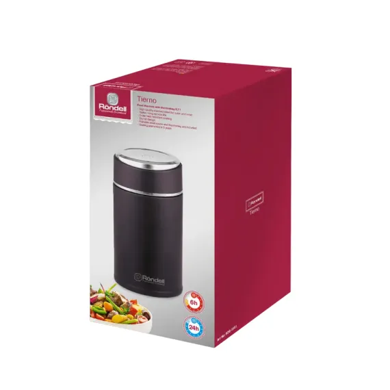 ТЕРМОС ДЛЯ ЕДЫ RONDELL RDS-1661, 0,7Л, БОРДОВЫЙ