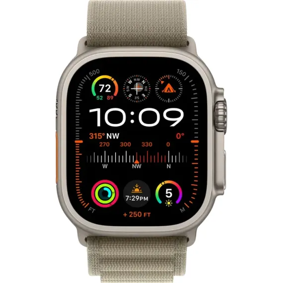 УМНЫЕ ЧАСЫ APPLE WATCH SERIES 9, 49ММ, TITANIUM | OLIVE