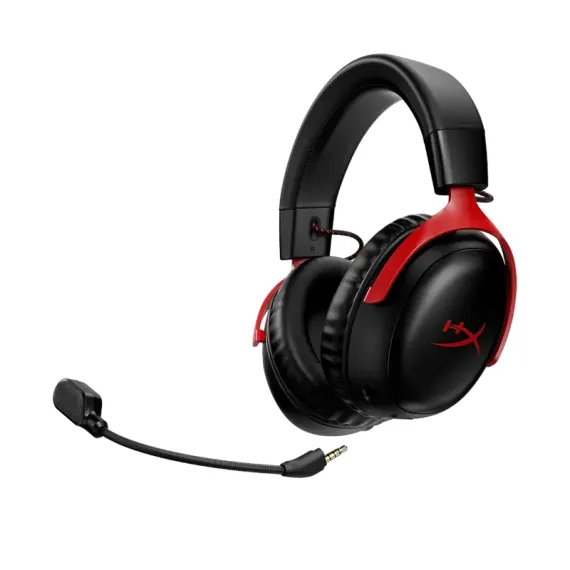 CASTI HYPERX CLOUD III WIRELESS, FARA FIR, NEGRU | ROSU