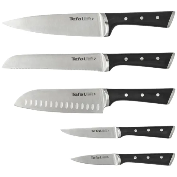 НАБОР НОЖЕЙ TEFAL K232S574, ЧЁРНЫЙ