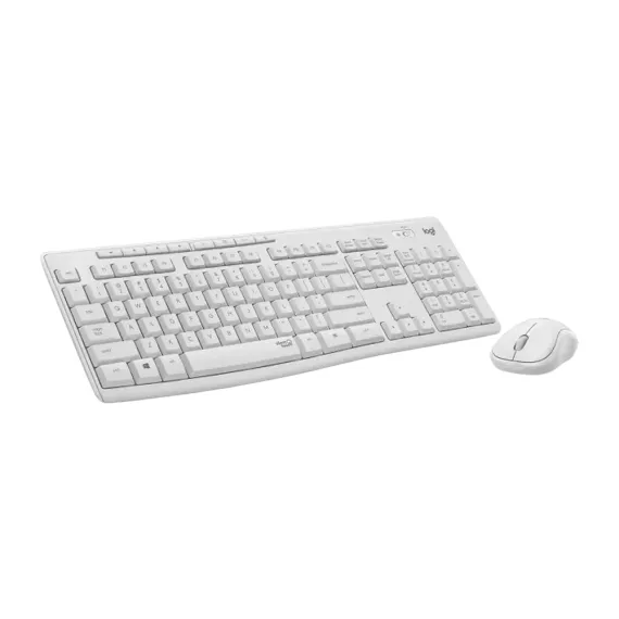 SET TASTATURA + MOUSE LOGITECH MK295, FARA FIR, ALB