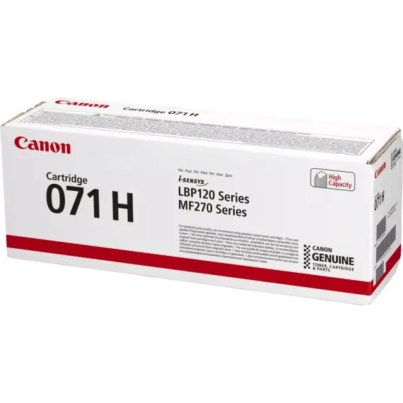 ЛАЗЕРНЫЙ КАРТРИДЖ CANON LASER CARTRIDGE CRG-071 H, ЧЁРНЫЙ