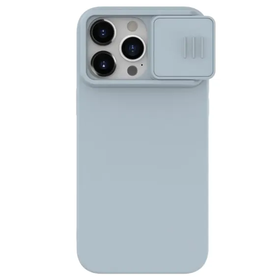 ЧЕХОЛ NILLKIN IPHONE 15 PRO, CAMSHIELD SILKY SILICONE, STAR GRAY