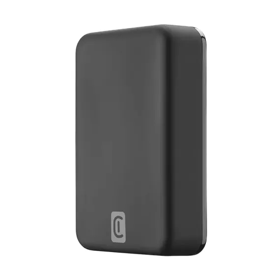 ПОРТАТИВНОЕ ЗАРЯДНОЕ УСТРОЙСТВО CELLULARLINE MAGSAFE 5000 WIRELESS, 5000МА·Ч, ЧЁРНЫЙ