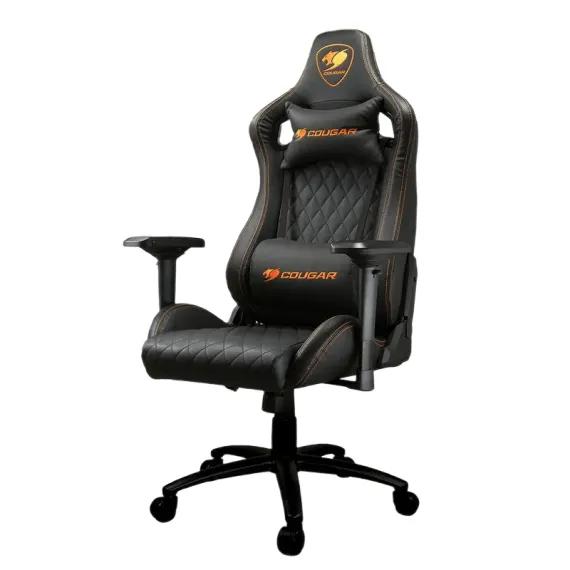 ИГРОВОЕ КРЕСЛО COUGAR ARMOR S, ПВХ КОЖА, ЧЁРНЫЙ
