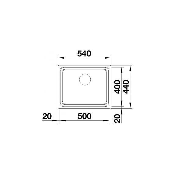 BLANCO ETAGON 500-U WHITE