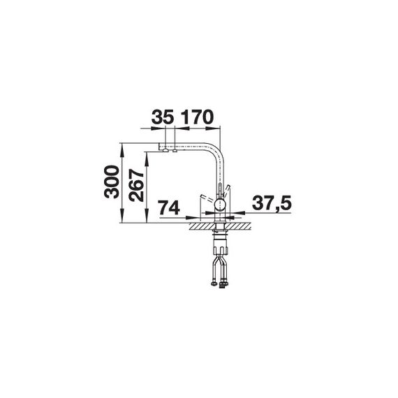 BLANCO FONTAS II INOX