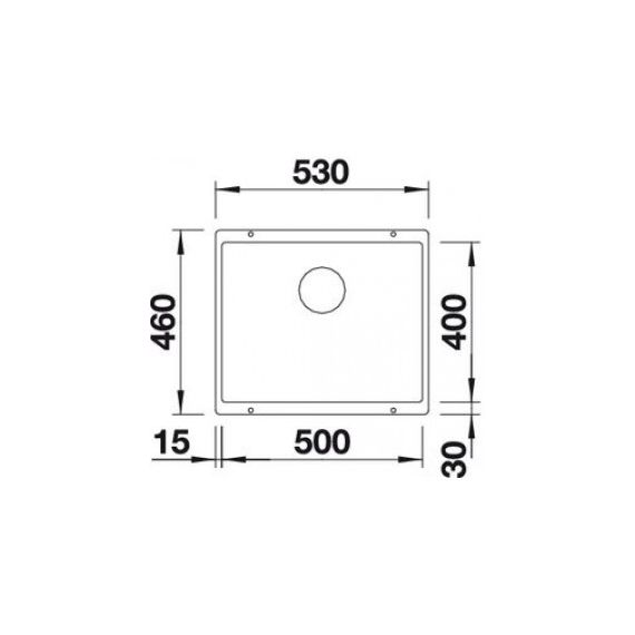 BLANCO SUBLINE 500-U WHITE