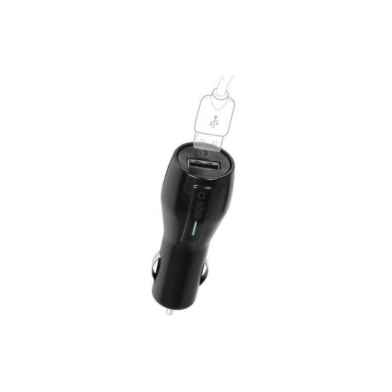 SBS CAR CHARGER BLACK