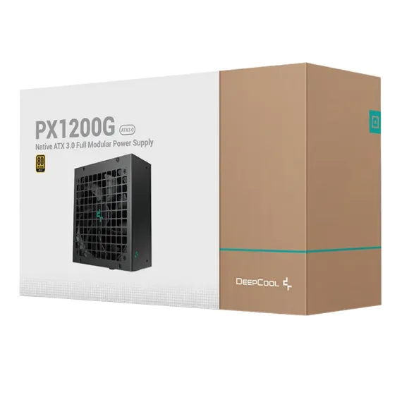 БЛОК ПИТАНИЯ ДЛЯ КОМПЬЮТЕРОВ DEEPCOOL PX1200G, 1200ВТ, ATX, ПОЛНОСТЬЮ МОДУЛЬНЫЙ