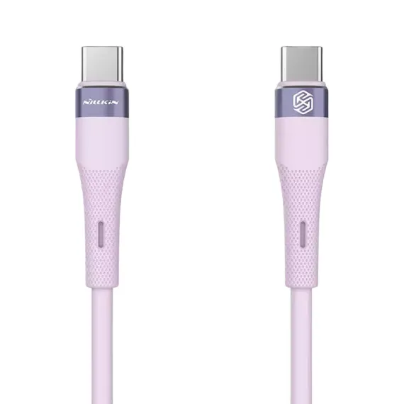 ЗАРЯДНЫЙ КАБЕЛЬ NILLKIN TYPE-C TO TYPE-C CABLE, FLOWSPEED, USB TYPE-C/USB TYPE-C, 1,2М, ФИОЛЕТОВЫЙ