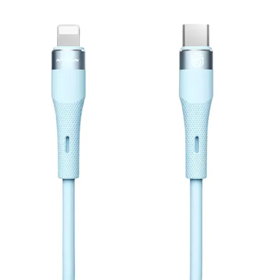 ЗАРЯДНЫЙ КАБЕЛЬ NILLKIN TYPE-C TO LIGHTNING CABLE, FLOWSPEED, USB TYPE-C/LIGHTNING, 1,2М, СИНИЙ