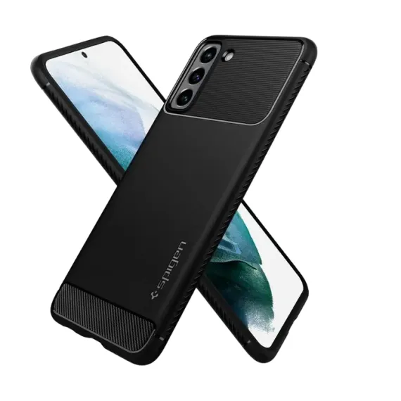 ЧЕХОЛ SPIGEN GALAXY S21, RUGGED ARMOR, МАТОВЫЙ ЧЕРНЫЙ