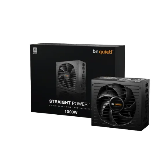 БЛОК ПИТАНИЯ ДЛЯ КОМПЬЮТЕРОВ BE QUIET! STRAIGHT POWER 12, 1000ВТ, ATX, ПОЛНОСТЬЮ МОДУЛЬНЫЙ