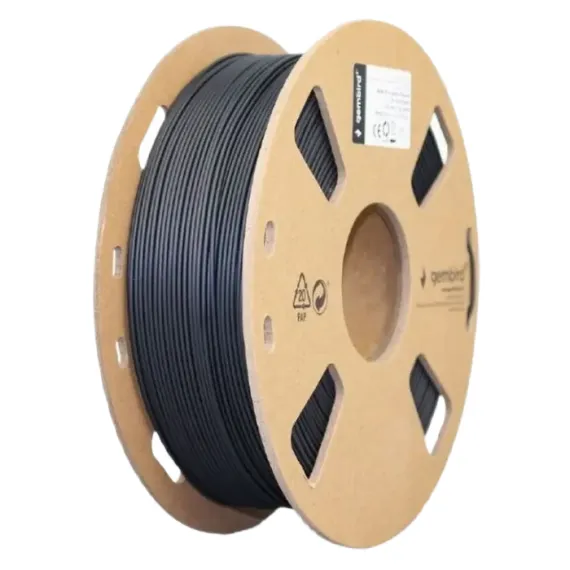 НИТЬ ДЛЯ 3D-ПРИНТЕРА GEMBIRD 3DP-PLA-01-MTBK, PLA, ЧЕРНЫЙ  МАТОВЫЙ , 1.75 ММ, 1КГ