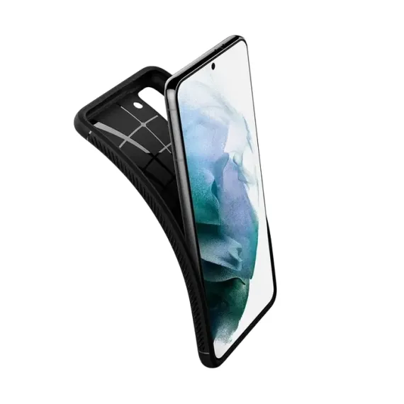 ЧЕХОЛ SPIGEN GALAXY S21, RUGGED ARMOR, МАТОВЫЙ ЧЕРНЫЙ