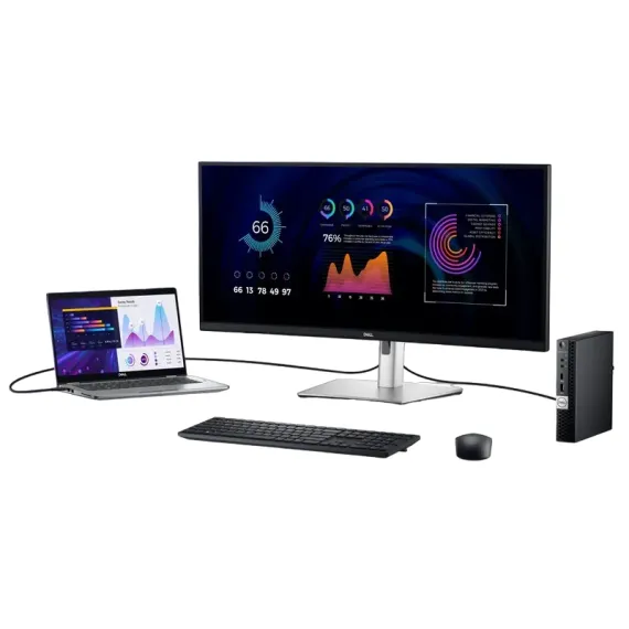 34" МОНИТОР DELL P3424WE, IPS 3440X1440 WQHD, ЧЁРНЫЙ | СЕРЕБРИСТЫЙ