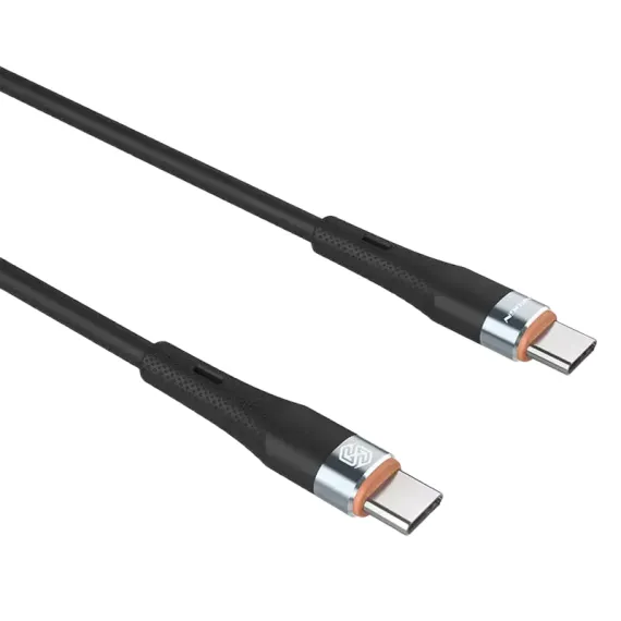 ЗАРЯДНЫЙ КАБЕЛЬ NILLKIN TYPE-C TO TYPE-C CABLE, FLOWSPEED, USB TYPE-C/USB TYPE-C, 1,2М, ЧЁРНЫЙ