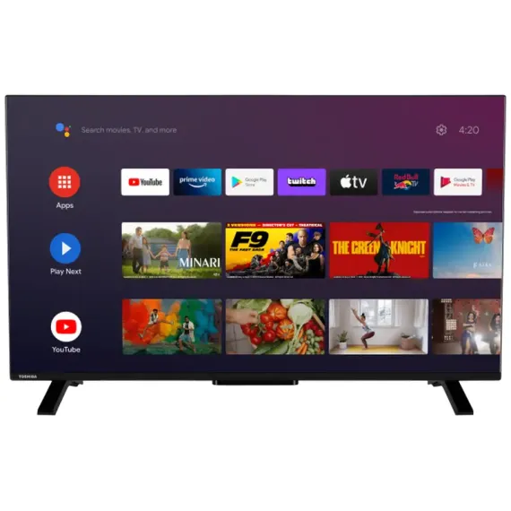 55" LED SMART ТЕЛЕВИЗОР TOSHIBA 55UA2363DG, 3840X2160 4K UHD, ANDROID TV, ЧЁРНЫЙ