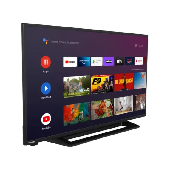 40" LED SMART ТЕЛЕВИЗОР TOSHIBA 40LA3263DG, 1920X1080 FHD, ANDROID TV, ЧЁРНЫЙ