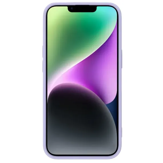 ЧЕХОЛ NILLKIN IPHONE 15 PLUS, CAMSHIELD SILKY SILICONE, MISTY PURPLE