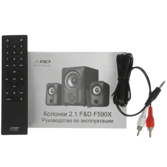 КОМПЬЮТЕРНЫЕ КОЛОНКИ 2.1 CH F&D F590X, ЧЁРНЫЙ
