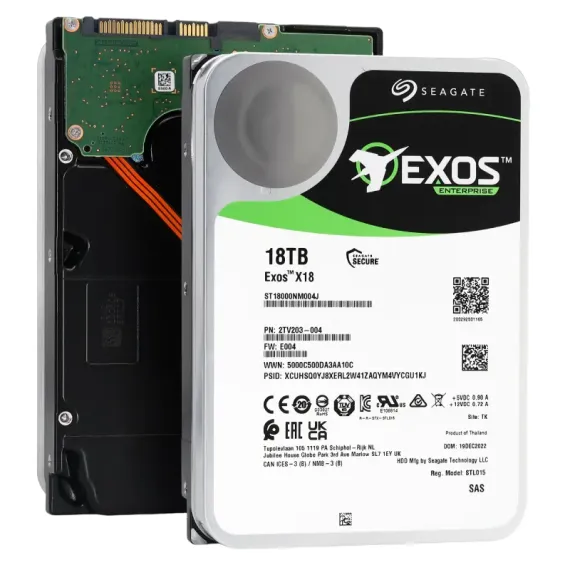 ЖЕСТКИЙ ДИСК SEAGATE EXOS X18, 3.5", 18 ТБ