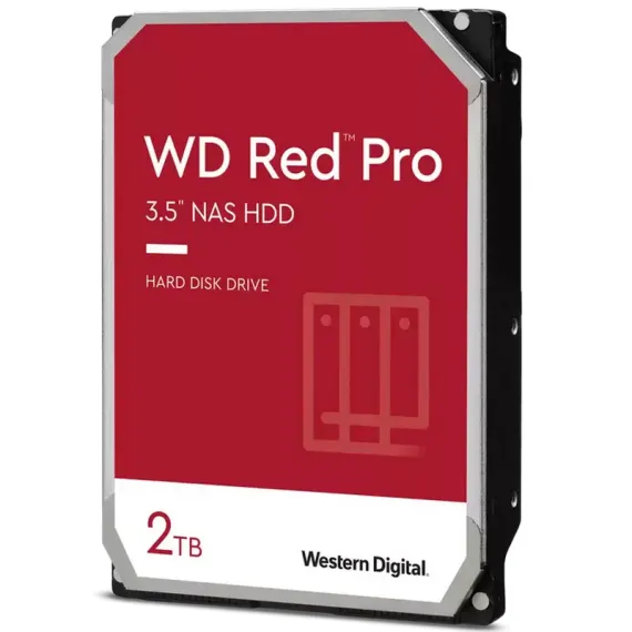 ЖЕСТКИЙ ДИСК WESTERN DIGITAL WD RED PLUS, 3.5", 2 ТБ