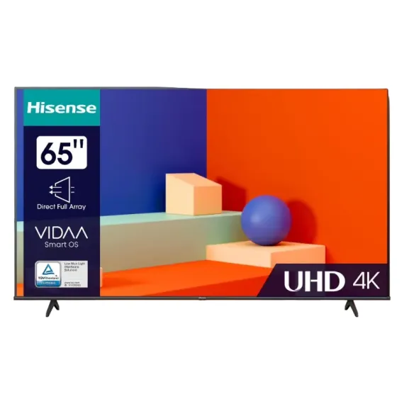 75" LED SMART ТЕЛЕВИЗОР HISENSE 75A6K, 3840X2160 4K UHD, VIDAA U6.0, ЧЁРНЫЙ
