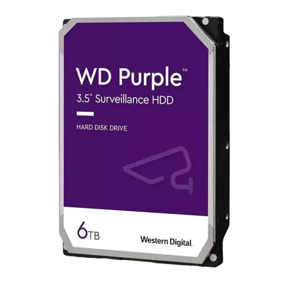 ЖЕСТКИЙ ДИСК WESTERN DIGITAL WD PURPLE, 3.5", 6 ТБ