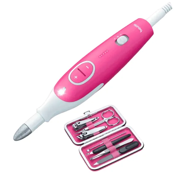 АППАРАТ ДЛЯ МАНИКЮРА BEURER MP44, РОЗОВЫЙ | БЕЛЫЙ