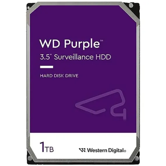 ЖЕСТКИЙ ДИСК WESTERN DIGITAL WD PURPLE, 3.5", 1 ТБ