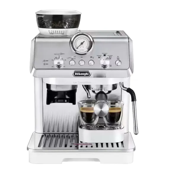 КОФЕВАРКА ЭСПРЕССО DE'LONGHI EC 9155.W, 1400ВТ, БЕЛЫЙ