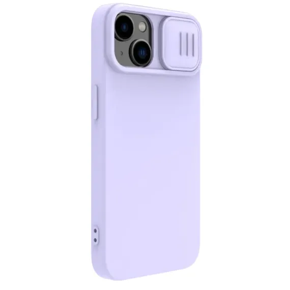 ЧЕХОЛ NILLKIN IPHONE 15 PLUS, CAMSHIELD SILKY SILICONE, MISTY PURPLE