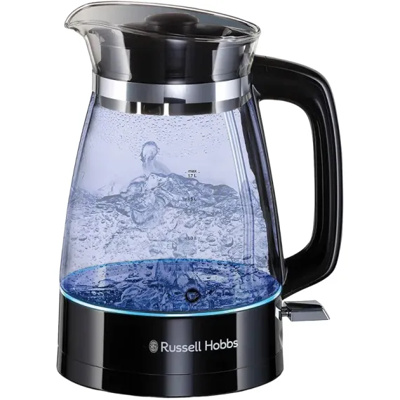 ЭЛЕКТРОЧАЙНИК RUSSELL HOBBS CLASSIC GLASS 26080-70, ЧЁРНЫЙ