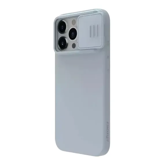 ЧЕХОЛ NILLKIN IPHONE 15 PRO MAX, CAMSHIELD SILKY SILICONE, STAR-GRAY