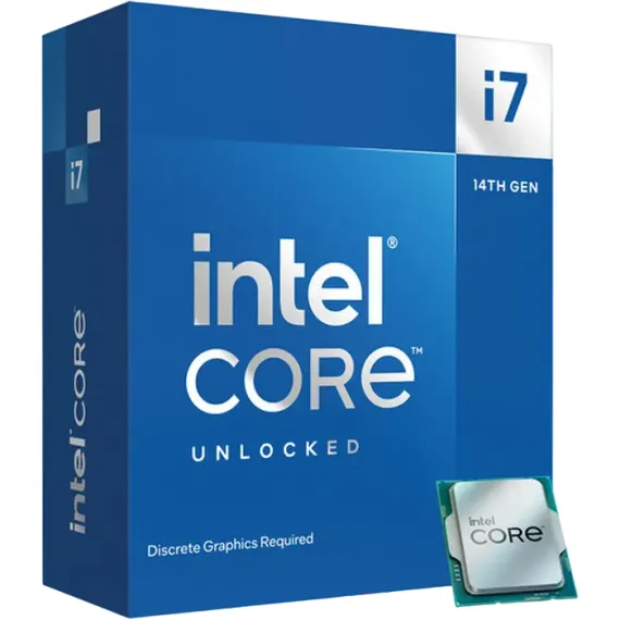 ПРОЦЕССОР INTEL CORE I7-14700KF, НЕТ ВСТРОЕННОЙ ГРАФИКИ,  | TRAY