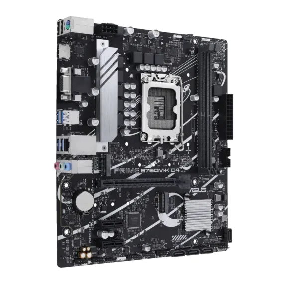 МАТЕРИНСКАЯ ПЛАТА ASUS PRIME B760M-K D4, LGA1700, INTEL B760, MICRO-ATX