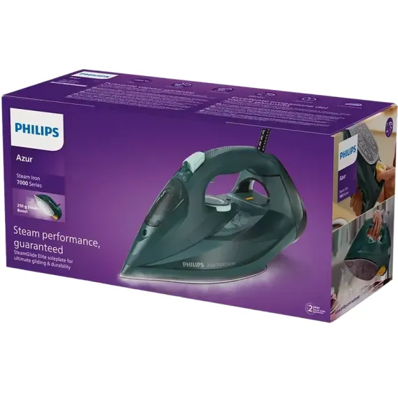 УТЮГ PHILIPS DST7050/70, 2800ВТ, ЗЕЛЕНЫЙ