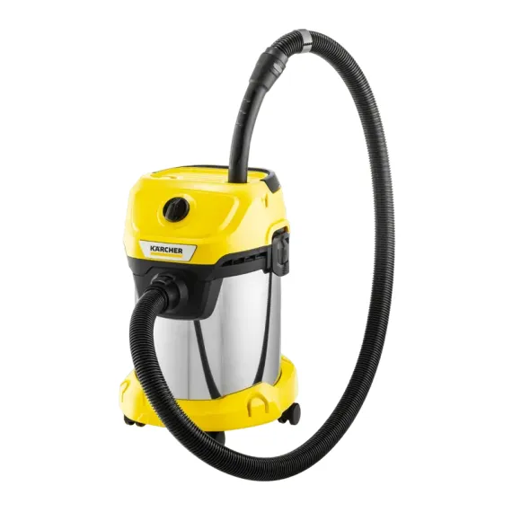 ПЫЛЕСОС KARCHER WD 3 P V-17/4/20, ЖЕЛТЫЙ | ЧЕРНЫЙ