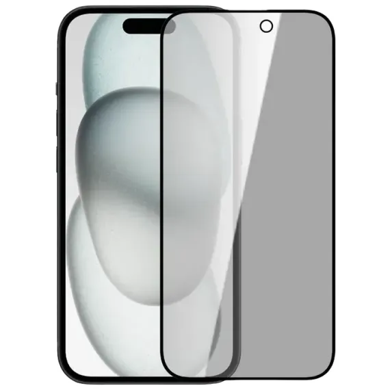 ЗАЩИТНОЕ СТЕКЛО NILLKIN IPHONE 15 GUARDIAN FULL COVERAGE PRIVACY, ЧЁРНЫЙ