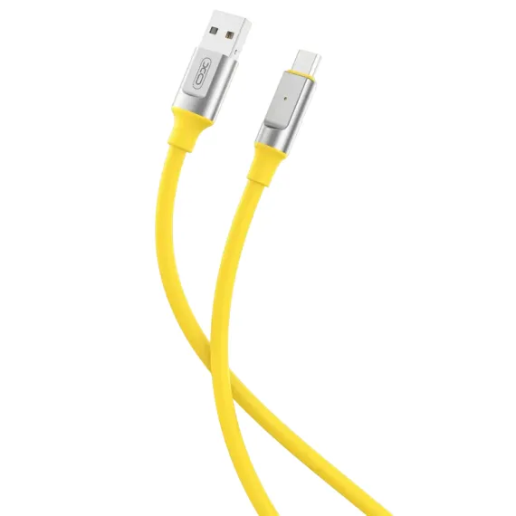 КАБЕЛЬ ДЛЯ ПЕРЕДАЧИ ДАННЫХ XO NB251, USB TYPE-A/MICRO-USB, 1М, ЖЁЛТЫЙ
