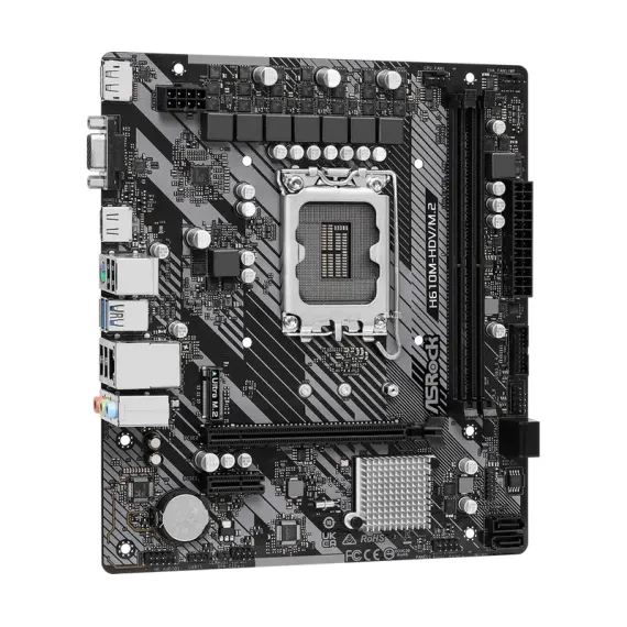 МАТЕРИНСКАЯ ПЛАТА ASROCK H610M-HDV/M.2 R2.0, LGA1700, INTEL H610, MICRO-ATX