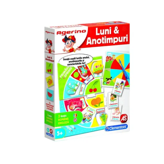 РАЗВИВАЮЩАЯ ИГРА "ВЫУЧИ МЕСЯЦЫ И ВРЕМЕНА ГОДА" AGERINO 1024-50053