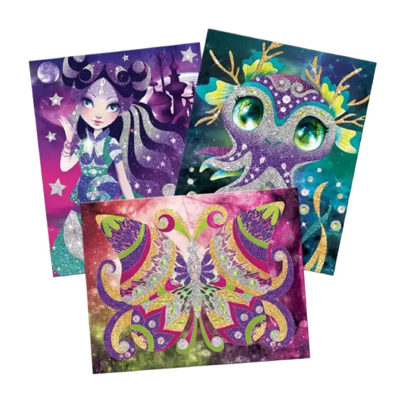 НАБОР ДЛЯ РИСОВАНИЯ NEBULOUS STARS GLITTER & FOIL ART 11011